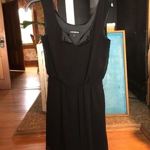 Express black cocktail dress
